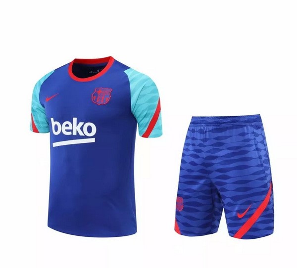 Entrenamiento Barcelona Conjunto Completo 2021-2022 Azul